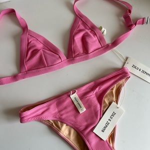 Zulu and Zephyr Signature Harness Bikini Pink